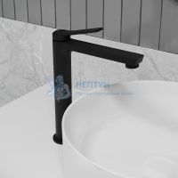 Смеситель для настольного умывальника, матовый черный, Parker, IDDIS, PARBL01i01