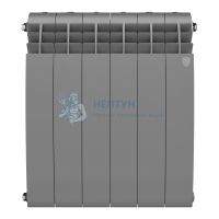 Биметаллический радиатор Royal Thermo BiLiner 500 Silver Satin 6 секции