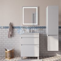 Тумба с умывальником напольная, белая, 60 см, Zodiac, Iddis ZOD6CBFi95K подходит ум. 3506000i28