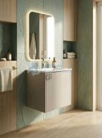 Тумба под раковину в ванную Uperwood Aurora 50 см, бежевый матовый