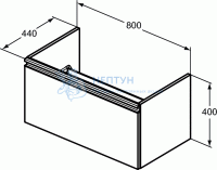 Тумба для умывальника Ideal Standard TESI T0047OV