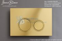 Клавиша смыва 246 х 165 мм, золото глянцевое, ABS пластик IBERICA BLANCA IB.B082.006.001