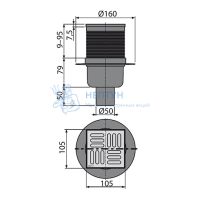 Трап для душа AlcaPlast APV32