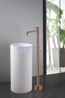 Смеситель Abber Wasser Kreis AF8140MRG напольный для раковины, розовое золото матовое