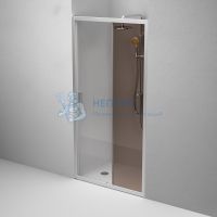 Дверь душевая в нишу 1000x25 Am.Pm Gem W90G-100-1-195MBr