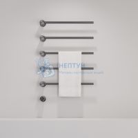 Полотенцесушитель электрический Abber Charme AH4005NG оружейная сталь