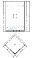 Душевой уголок Gemy Victoria S30152M