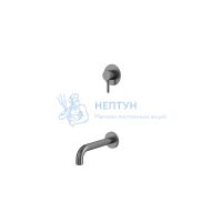 Встраиваемый смеситель для ванны Whitecross Y YSET03GM (оружейная сталь)