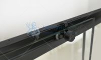 Шторка на ванну 180*150 RGW SC-45-B Чёрный/Прозрачное/6 мм (Easy)