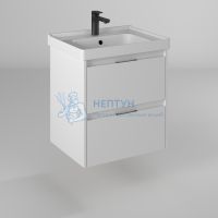 Тумба с умывальником Briz Вена 60 см Белая глянцевая 239 03-18060-15 00 БЕЛ