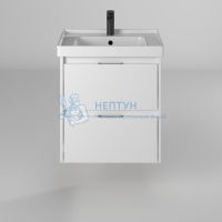 Тумба с умывальником Briz Вена 60 см Белая глянцевая 239 03-18060-15 00 БЕЛ