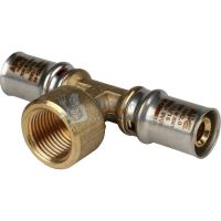 Тройник пресс 16x1/2"x16 ВР Stout SFP-0007-001216