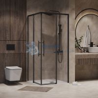 Душевой уголок Niagara Nova NG-6829-34BLACK 900x900x1950