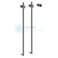 Полотенцесушитель электрический Abber Charme AH4002NG оружейная сталь