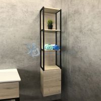 Шкаф-колонна Comforty Мальме-35 дуб дымчатый 00-00000825CF