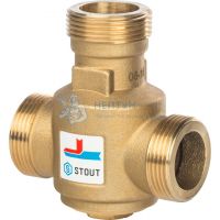 Термостатический смесительный клапан Stout G 1 1/4 НР 55°С SVM-0030-325504