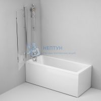 Душевая шторка на ванну 800x1400 Am.Pm Gem W90BS-D080-140CT