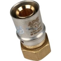 Муфта пресс с накидной гайкой 20x1/2" Stout SFP-0016-001220