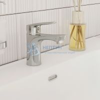 Смеситель для умывальника, Horizont, Milardo, HORSB00M01