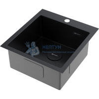 Прямоугольная одинарная мойка Omoikiri Akisame 46 Графит 4997012