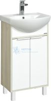 Тумба под раковину AQUATON Рико 50 белый, ясень фабрик 1A212401RIB90