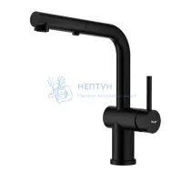 Смеситель Raglo R86.49.06 для кухни с выдвижным изливом, черный