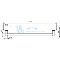 Полотенцедержатель 45 см Ideal Standard IOM A9117AA