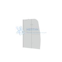 Шторка для ванны Grossman GR-102/2 (150х110) распашная, профиль хром, стекло прозрачное