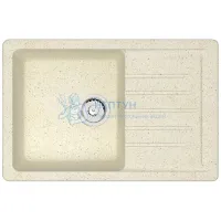 Мойка Agata 16/Q2 Бежевая 740x490х210 матовая из искусственного камня