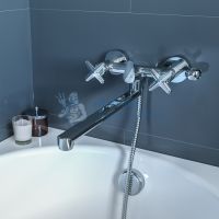 Смеситель для ванны с длинным изливом, Acros, IDDIS, ACRSBL2i10WA