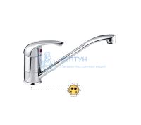 Смеситель для кухни Feinise S4304(4301) поворотный излив 20см