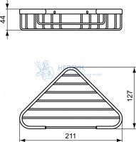 Полочка для шампуня угловая Ideal Standard IOM A9105XG
