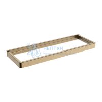 Полка стеклянная ABBER Westen AA1759G золото матовое
