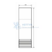 Шкаф-колонна Comforty Страсбург-35 дуб дымчатый 00-00006574CF