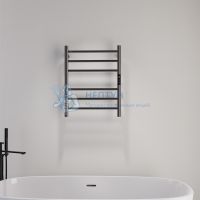 Полотенцесушитель электрический Abber Standard AH4606NG оружейная сталь