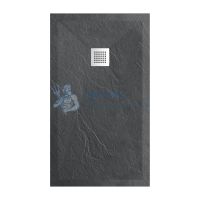 Душевой поддон Grossman GR-S280110Q 1100x800 графит