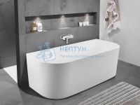 Акриловая ванна BelBagno 170x80 овальная BB412-1700-800-MATT