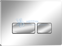 Клавиша смыва 246 х 165 мм, хром глянцевый, ABS пластик IBERICA BLANCA IB.B021.003.002