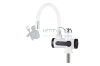 Проточный кран-водонагреватель Unipump BEF-008AF с дисплеем и гибким изливом (силикон)