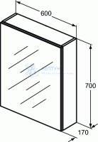 Зеркальный Шкафчик Ideal Standard MIRROR&LIGHT T3430AL