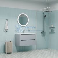 Душевая система с тропическим душем и изливом, глянцевый хром, Parker, IDDIS, PARSB3Fi06