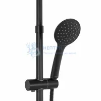 Душевая стойка с функцией набора воды REA ALDI Black mat REA-P8800