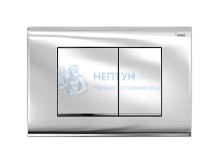 Панель смыва NOVA QUAD 001 хром, глянцевый 19102021001 Рехау