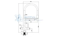 Cмесители для кухни Knotlor SS-15/GM