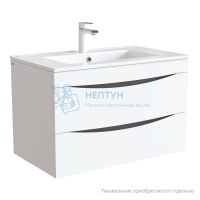 Тумба подвесная, белая, 80 см, Cloud, Iddis CLO80W0i95. Подходит умывальник: 0138000i28
