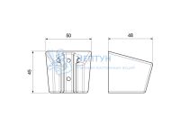 Держатель ручного душа AQUATEK AQ2402CR