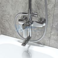 Смеситель с верхним душем и изливом, Ray, Iddis, RAYSB3Fi06