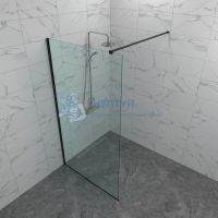 Душевая перегородка Triton Плано-Блэк 100x200