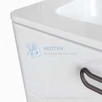 Тумба напольная, белая, 60 см, Brick, Iddis BRI60WFi95. Подходит ум. 0106000i28