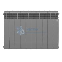Биметаллический радиатор Royal Thermo BiLiner 500 Silver Satin 10 секции